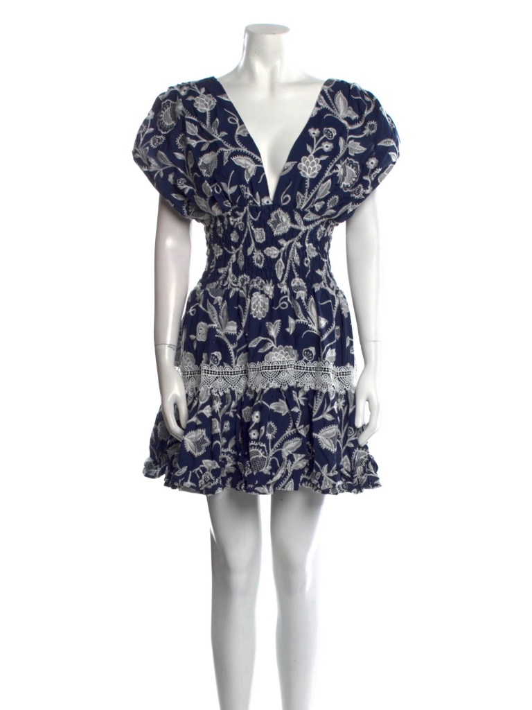 Waimari Printed Mini Dress Size M